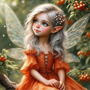 Fantasy Girl-Full Round Diamond Painting-40x40cm