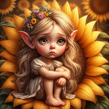 Load image into Gallery viewer, Fantasy Girl-Full Round Diamond Painting-40x40cm
