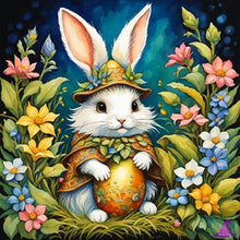 Load image into Gallery viewer, Rabbit-Full Round Diamond Painting-40x40cm
