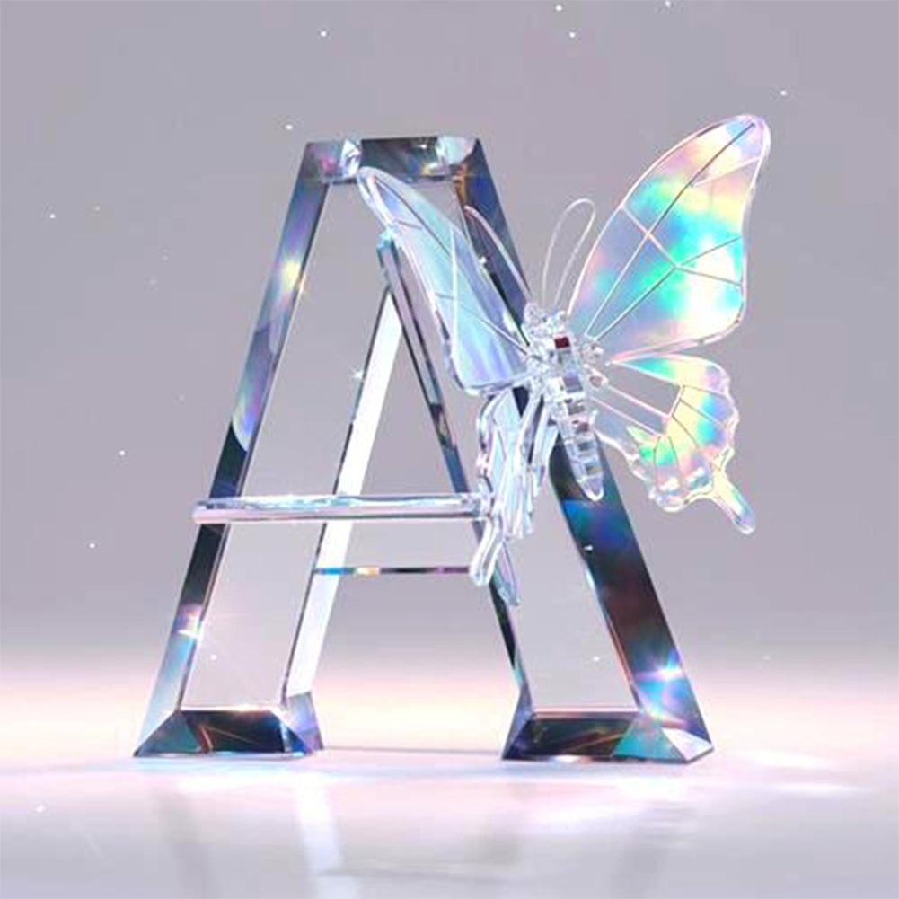 26 Alphabet-Full Round Diamond Painting-30x30cm