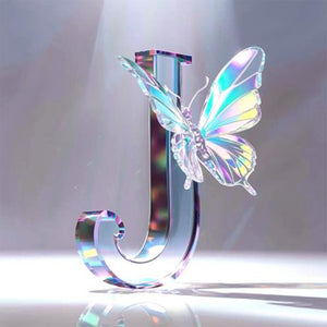 26 Alphabet-Full Round Diamond Painting-30x30cm