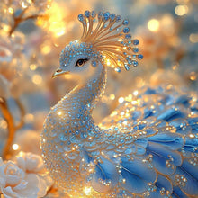 Load image into Gallery viewer, Peacock-Full Round Diamond Painting-40x40cm
