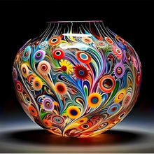 Load image into Gallery viewer, Vase-Full Round Diamond Painting-40x40cm
