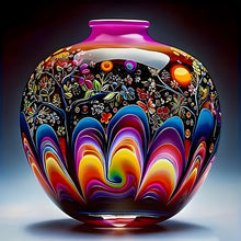 Load image into Gallery viewer, Vase-Full Round Diamond Painting-40x40cm
