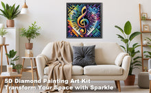 Load image into Gallery viewer, Piano Notes-Partial Special Diamond Painting-30x30cm

