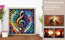 Load image into Gallery viewer, Piano Notes-Partial Special Diamond Painting-30x30cm
