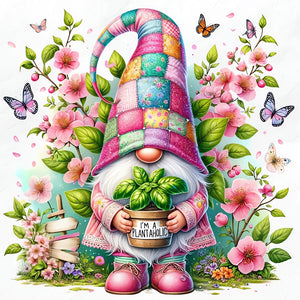 Gnome-Full Round Diamond Painting-30x30cm