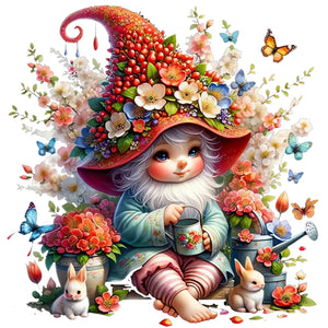 Gnome-Full Round Diamond Painting-30x30cm