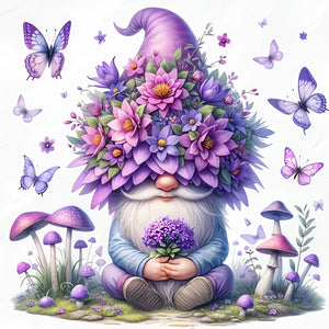 Gnome-Full Round Diamond Painting-30x30cm