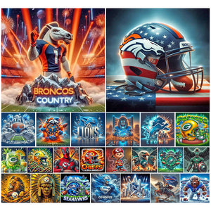 NFL-Full Round Diamond Painting-40x40cm