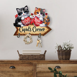 Gnome-Diamond Art Craft Wall Hooks