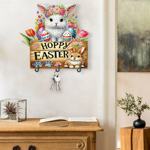 Gnome-Diamond Art Craft Wall Hooks