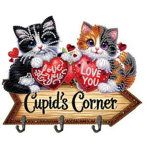 Gnome-Diamond Art Craft Wall Hooks