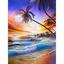 Load image into Gallery viewer, Seaside-Full Round Diamond Painting-30x40cm

