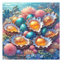 Load image into Gallery viewer, Seahorse Seaweed-Full Round Diamond Painting-40x40cm
