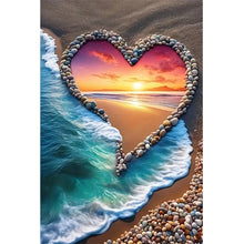 Load image into Gallery viewer, Love Rose Butterfly-Full Round Diamond Painting-40x60cm-Large Size
