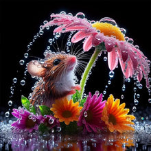 Load image into Gallery viewer, Frog In Raincoat-Full Round Diamond Painting-30x30cm

