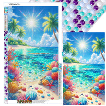 Load image into Gallery viewer, Seashells Under The Lamp-Full Round Diamond Painting-40x70cm-Large Size
