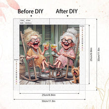 Load image into Gallery viewer, Funny Grandma-Partial Special Diamond Painting-30x30cm
