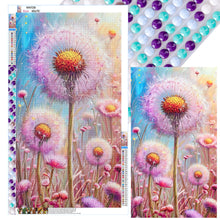 Load image into Gallery viewer, Poppy Flowers-Full Round Diamond Painting-40x70cm-Large Size
