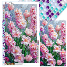 Load image into Gallery viewer, Poppy Flowers-Full Round Diamond Painting-40x70cm-Large Size
