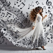 Load image into Gallery viewer, Beautiful Skirt Girl-Full Round Diamond Painting-40x40cm

