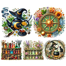 Load image into Gallery viewer, Magic Witch-Full Round Diamond Painting-40x40cm

