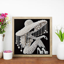 Load image into Gallery viewer, Elegant Lady-Partial Special Diamond Painting-30x30cm

