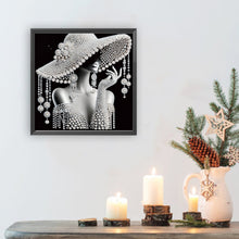 Load image into Gallery viewer, Elegant Lady-Partial Special Diamond Painting-30x30cm
