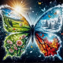 Load image into Gallery viewer, Forest Candle-Full Round Diamond Painting-30x30cm
