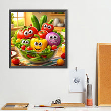 Load image into Gallery viewer, Big Eyes Fruit-Full Round Diamond Painting-40x40cm
