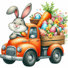 Load image into Gallery viewer, Rabbit-Full Round Diamond Painting-40x40cm
