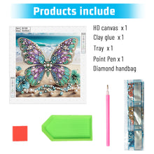 Load image into Gallery viewer, Beach Butterfly-Partial Special Diamond Painting-30x30cm
