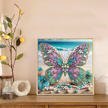 Load image into Gallery viewer, Beach Butterfly-Partial Special Diamond Painting-30x30cm
