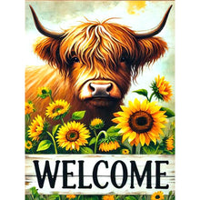 Load image into Gallery viewer, Sunflower Horse-Full Round Diamond Painting-30x40cm

