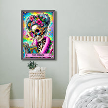 Load image into Gallery viewer, Skeleton Old Lady Tarot Card-Full Round Diamond Painting-40x60cm-Large Size
