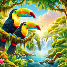 Load image into Gallery viewer, Bird-Full Round Diamond Painting-30x30cm
