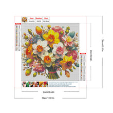 Load image into Gallery viewer, Bouquet-Full Round Diamond Painting-30x30cm
