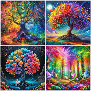 Tree Of Life-Full Round Diamond Painting-30x30cm