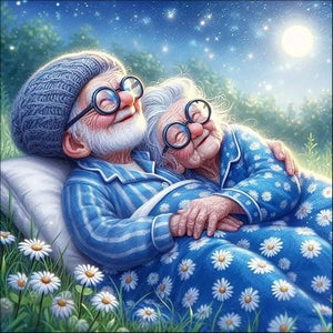 Happy Couple-Full Round Diamond Painting-40x40cm