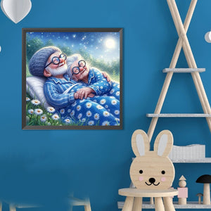 Happy Couple-Full Round Diamond Painting-40x40cm