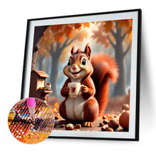 Load image into Gallery viewer, Squirrel-Full Round Diamond Painting-30x30cm
