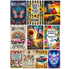 Load image into Gallery viewer, No Place Like Home-Full Round Diamond Painting-30x45cm
