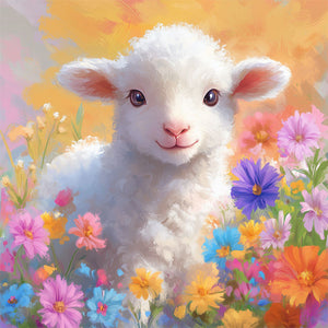 Animal-Full Round Diamond Painting-30x30cm