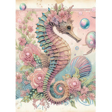 Load image into Gallery viewer, Seahorse-Partial Special Diamond Painting-30x40cm
