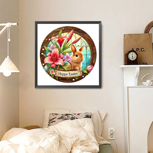 Easter Bunny-Full Round Diamond Painting-30x30cm