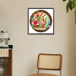 Easter Bunny-Full Round Diamond Painting-30x30cm