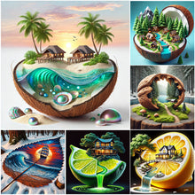 Load image into Gallery viewer, Walnut Forest-Full Round Diamond Painting-40x40cm
