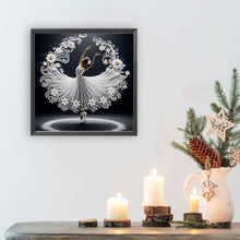 Load image into Gallery viewer, Beautiful Skirt Dancing Girl-Partial Special Diamond Painting-30x30cm
