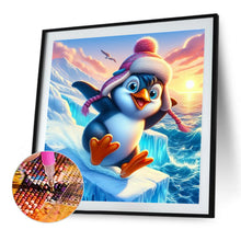 Load image into Gallery viewer, Penguin-Full Round Diamond Painting-40x40cm
